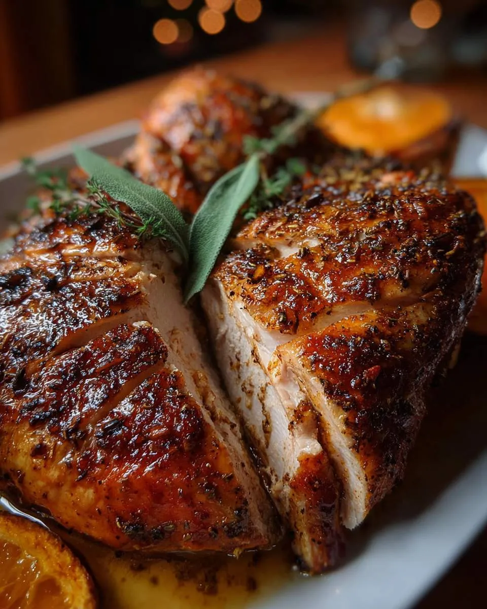 Keto Turkey with Black Pepper Cinnamon Seasoning